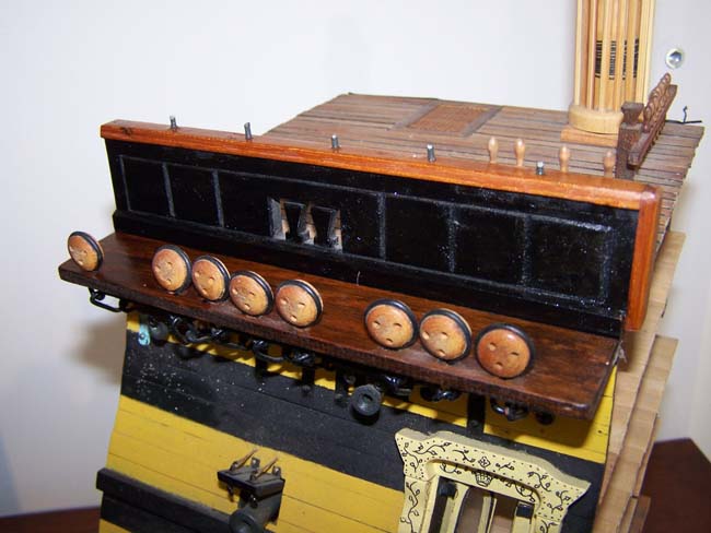 A 20th century Cut-a-way section model of the H M S Victory. — image 2